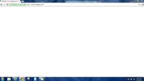 Mtgox crashed website
